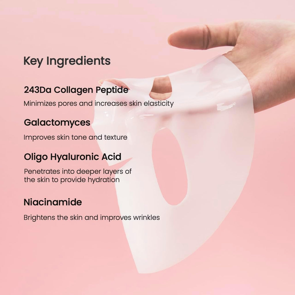 Glowskin Korean Bio Collagen Real Deep Glass Skin Hydrating Face Mask™