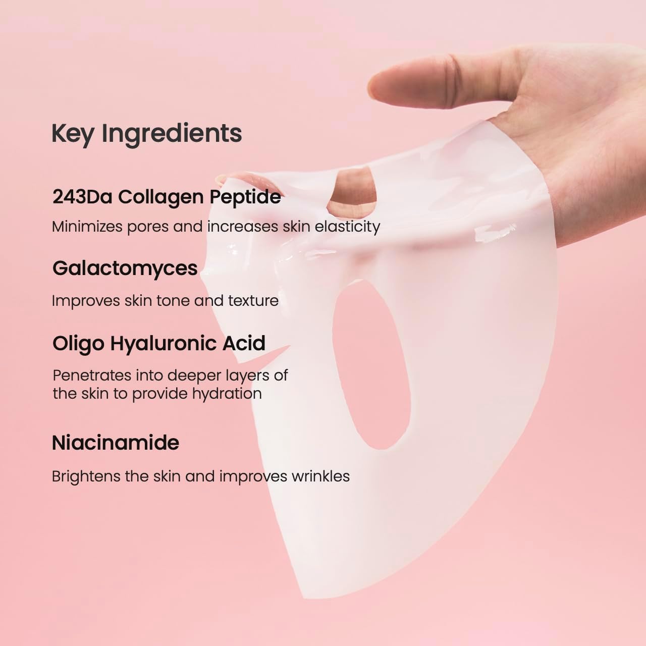 Glowskin Korean Bio Collagen Real Deep Glass Skin Hydrating Face Mask™