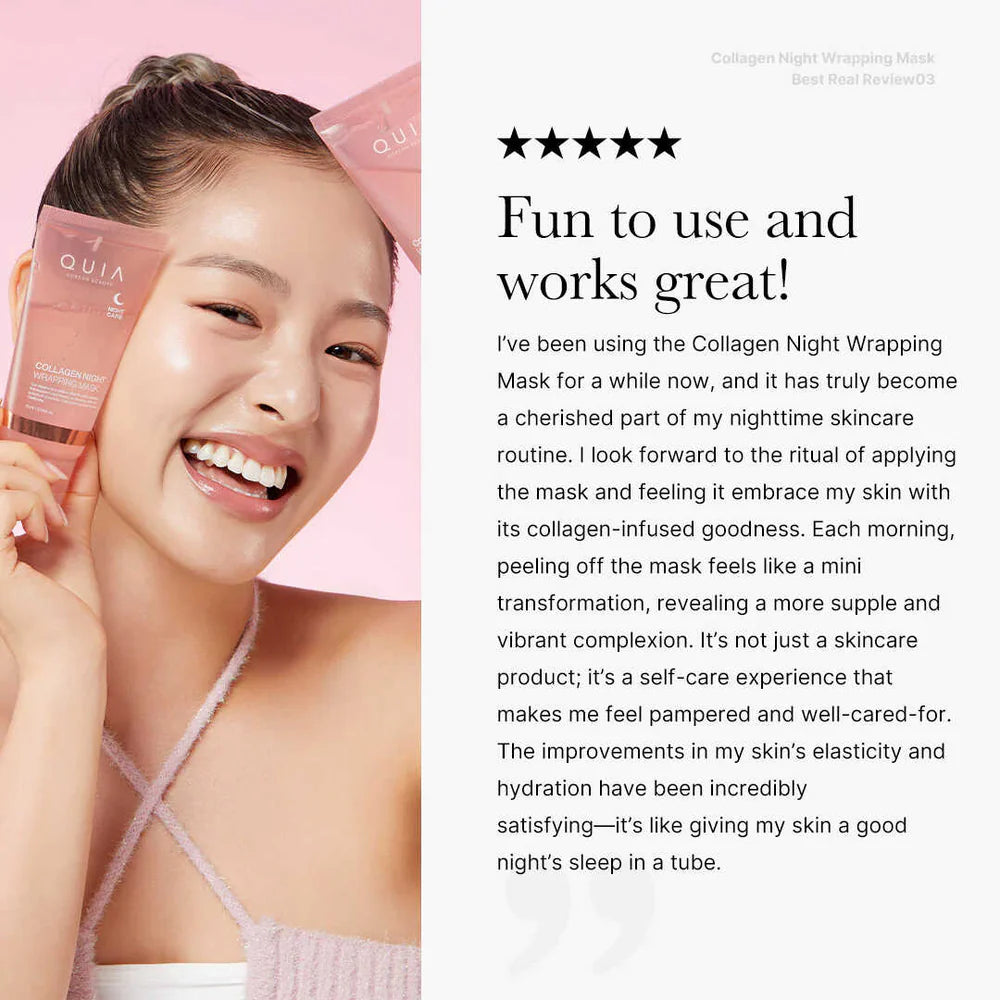 Glowskin Korean Collagen night wrapping mask